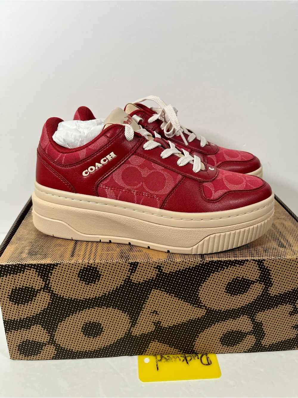 Coach Platform Sneaker In Signature Denim size 6 NWT
